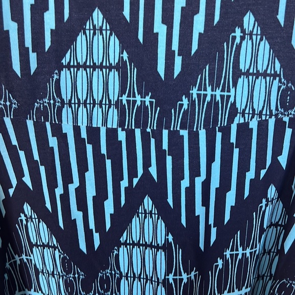 💥💥Susan Lawrence XL Blue Patterned Blouse - Picture 3 of 13